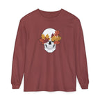 Fall Leaf Skull Long Sleeve T-Shirt
