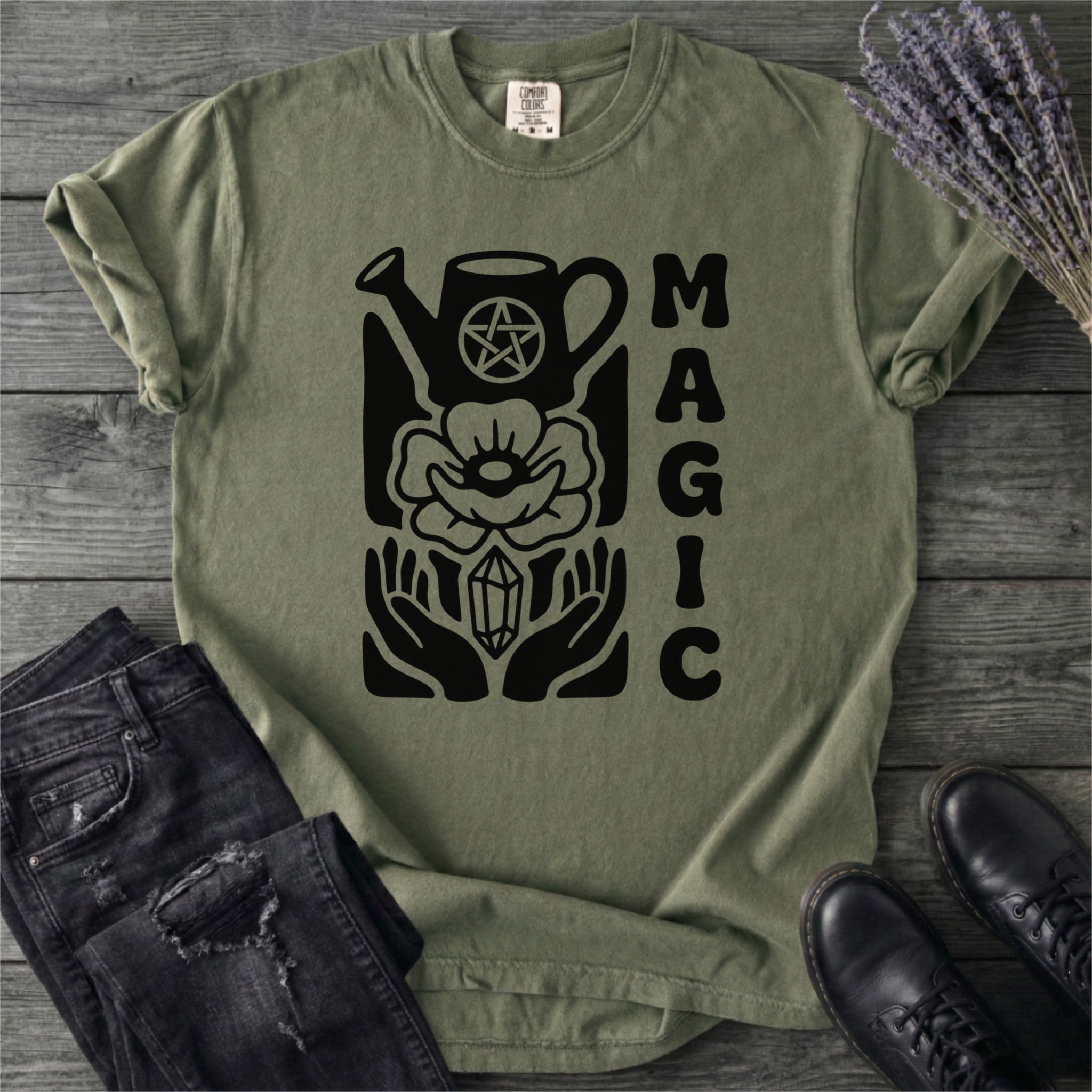Watering Can Ritual Magic T-Shirt