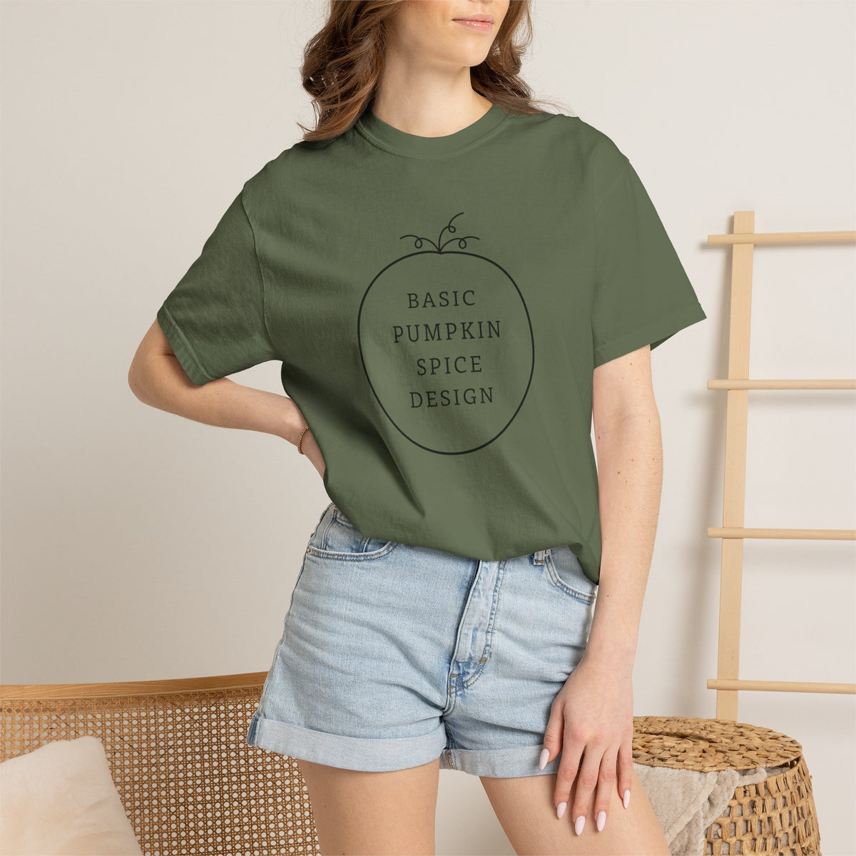 Basic Pumpkin Spice Design T-Shirt