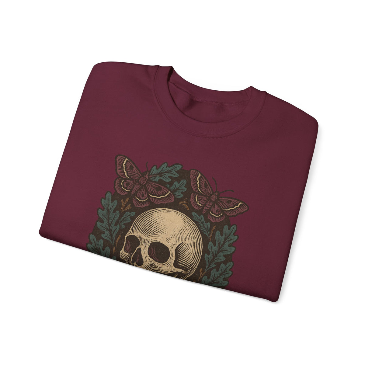 Skull And Moths Sweatshirt