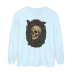 Skull And Moths Long Sleeve T-Shirt