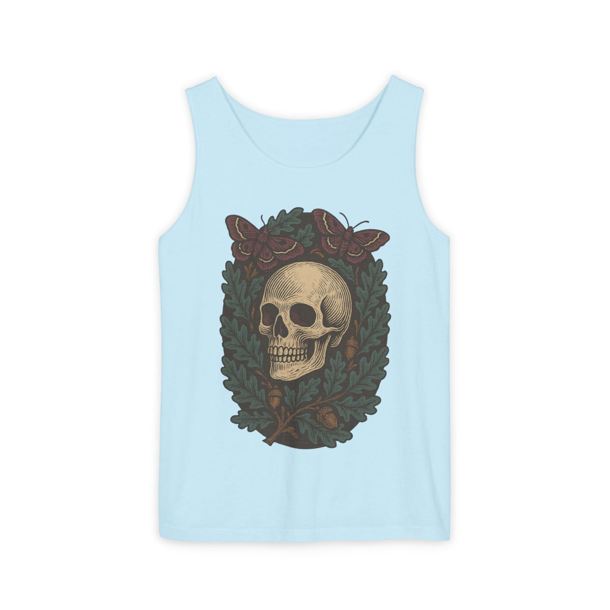 Skull And Moths Tank Top