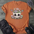 Spring Floral Skull T-Shirt
