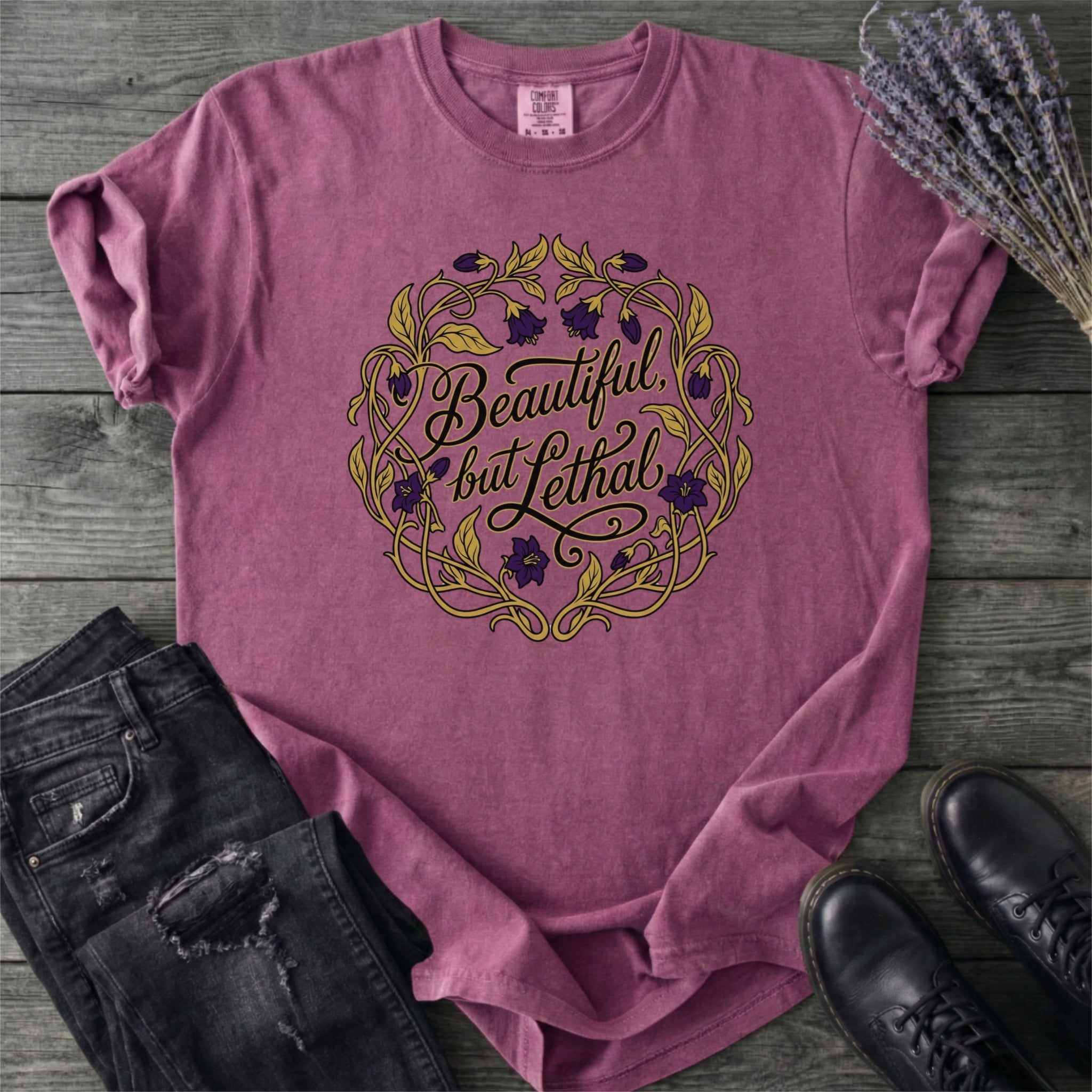 Art Deco Beautiful But Lethal T-Shirt