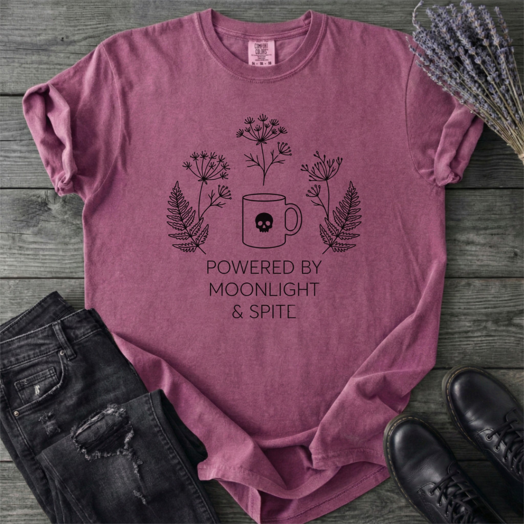 Powered By Moonlight & Spite T-Shirt