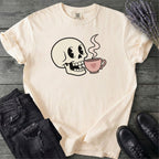 Skeleton Coffee Lover T-Shirt