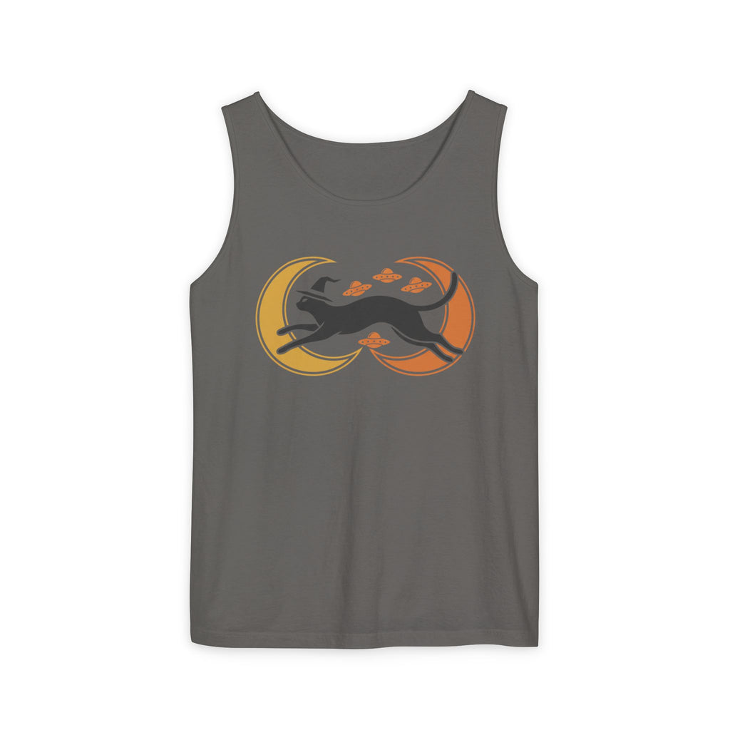 Witch Cat Celestial Ufo Tank Top