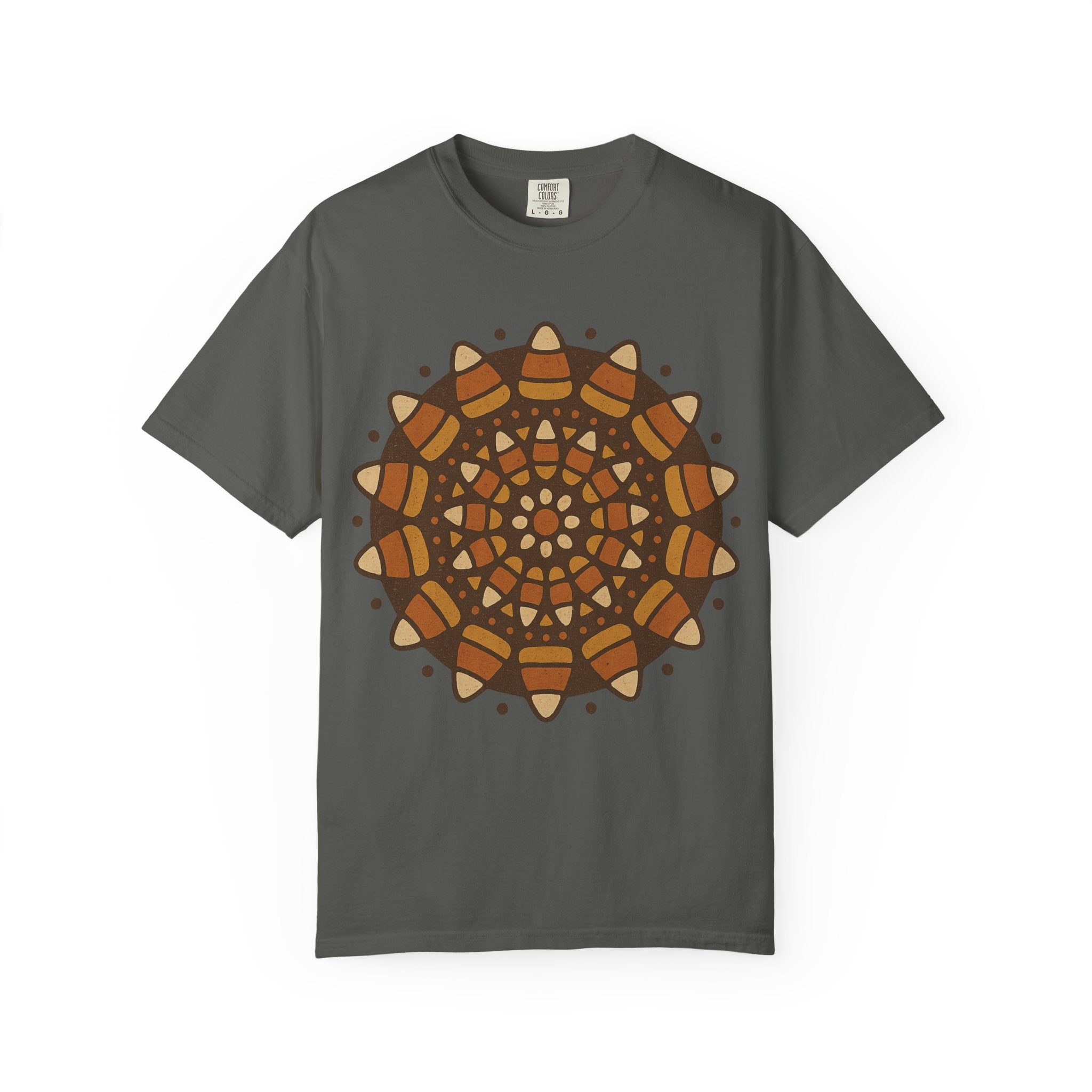 Candy Corn Mandala T-Shirt