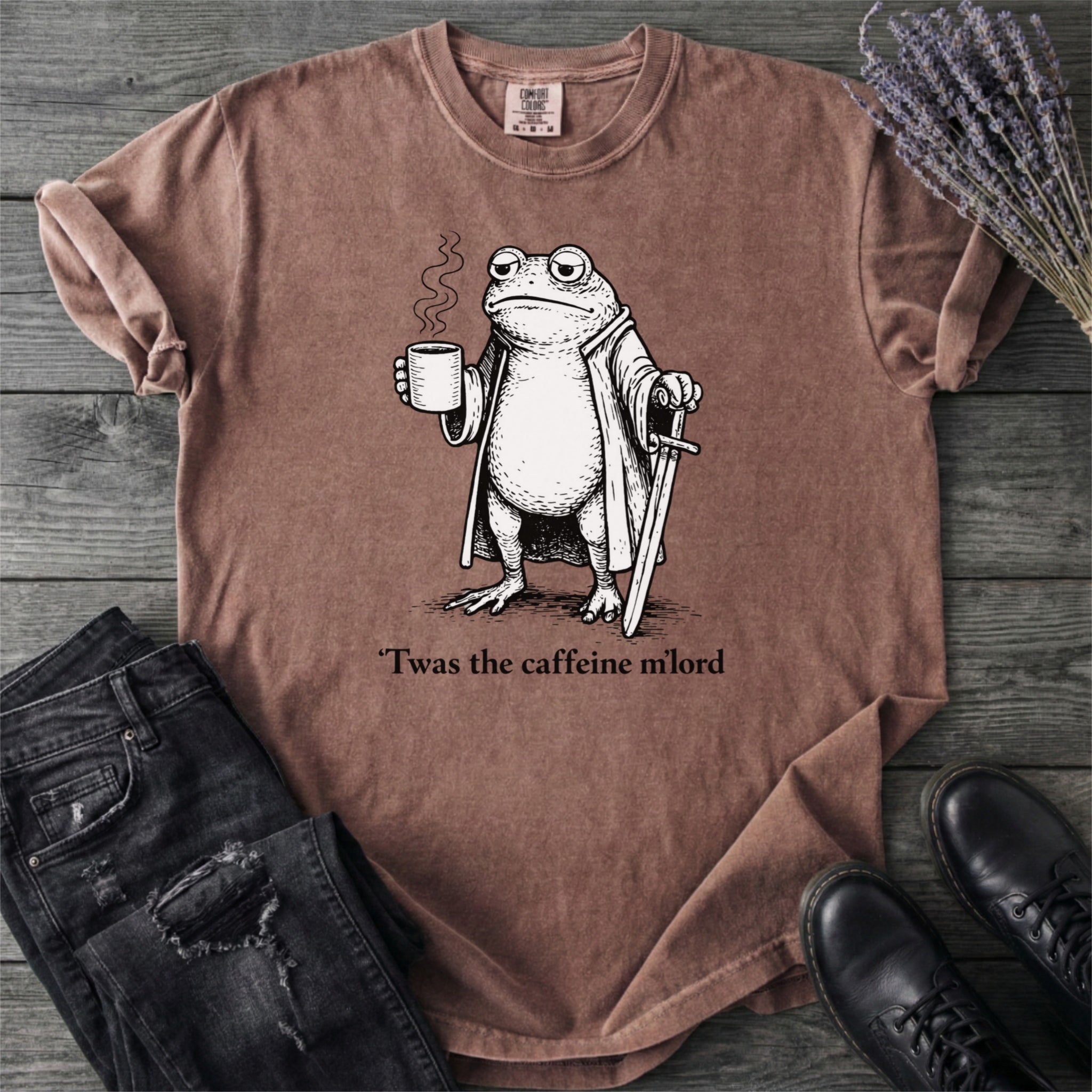 Twas The Caffeine T-Shirt