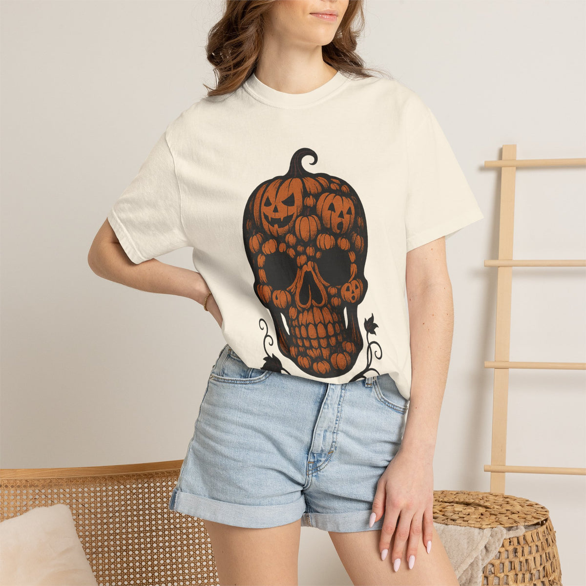 Pumpkin Skull T-Shirt