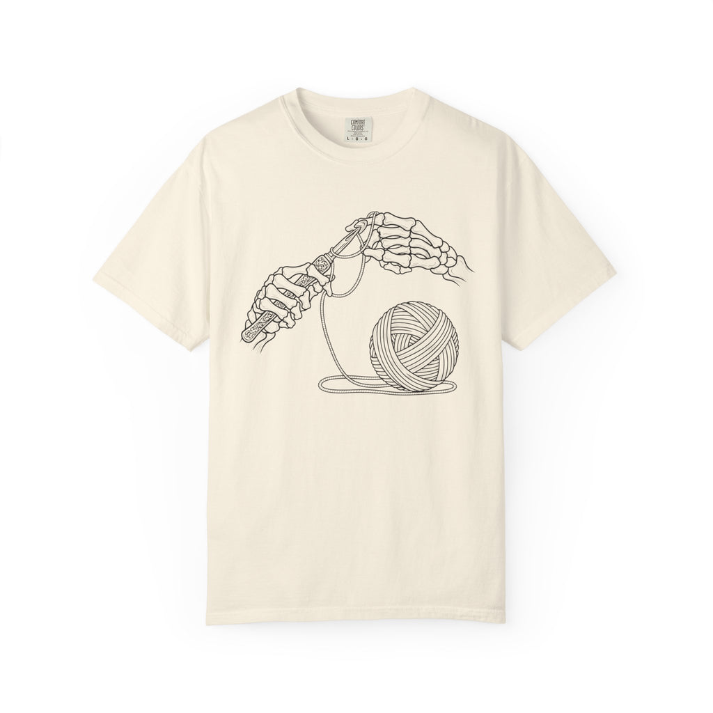 Skeleton Crocheting T-Shirt