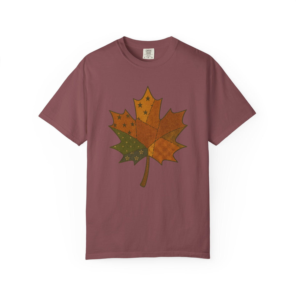 Patchwork Maple Leaf T-Shirt