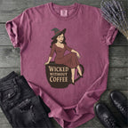 Wicked Without Coffee Witchy T-Shirt