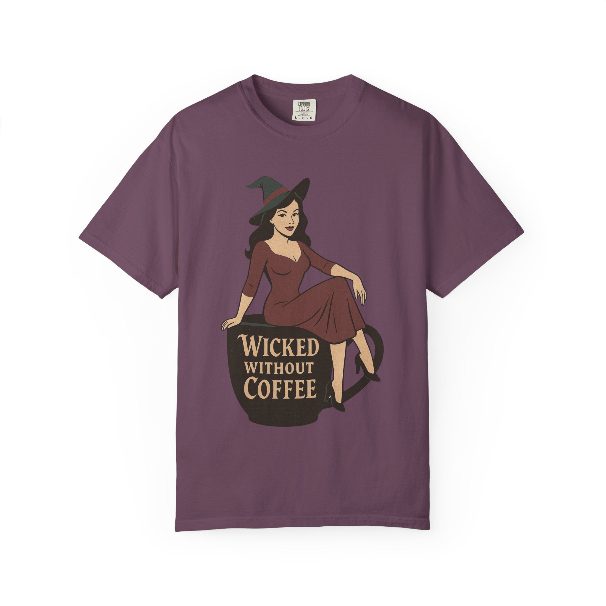 Wicked Without Coffee Witchy T-Shirt