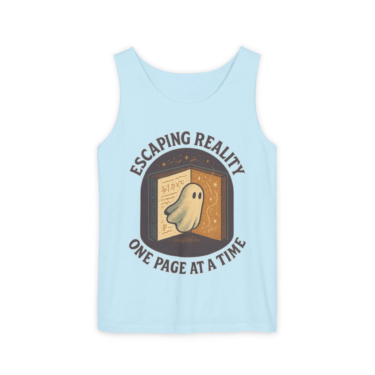 Escaping Reality One Page At A Time Tank Top