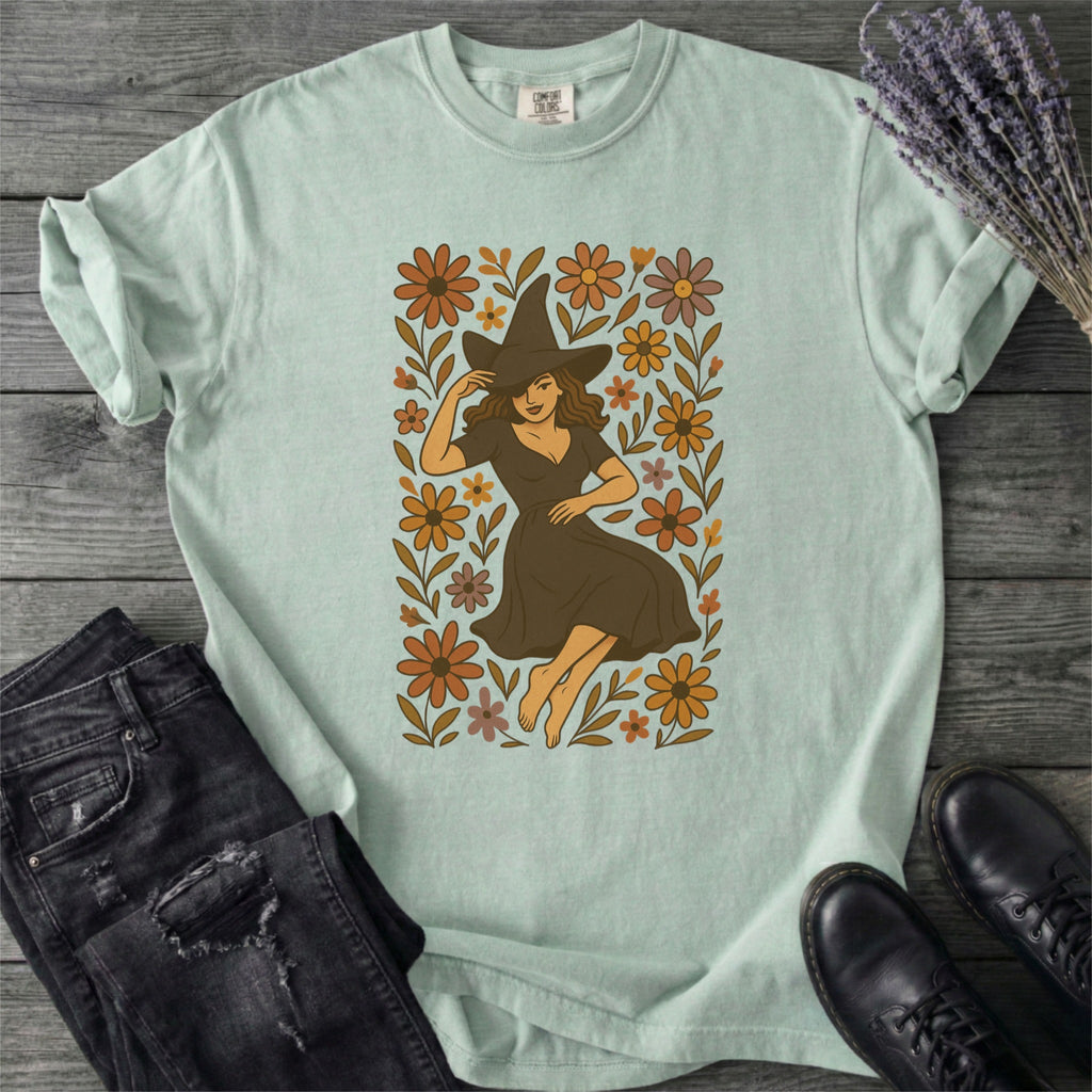 Withering Among Wildflowers Boho T-Shirt