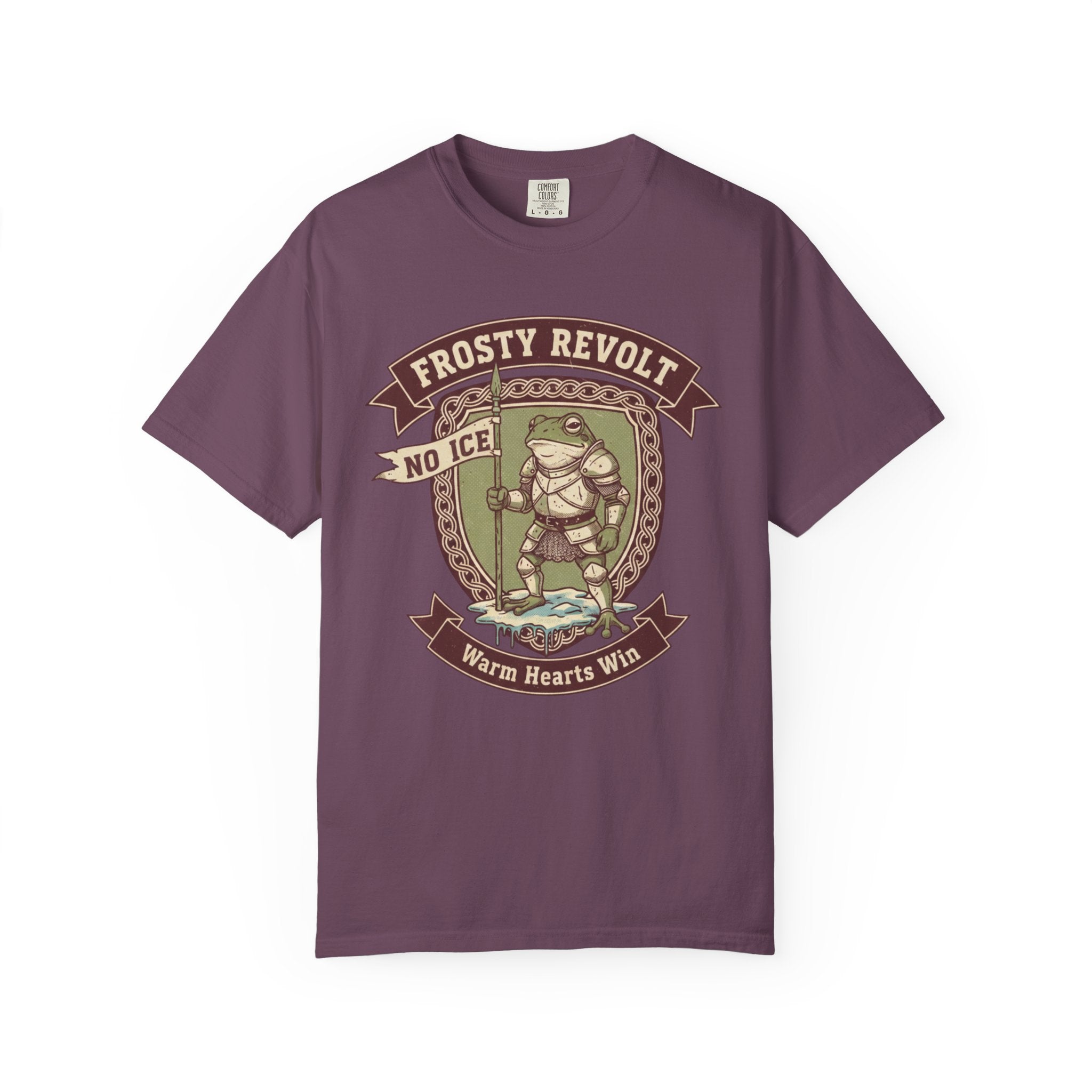 Medieval Frog Knight Protest T-Shirt