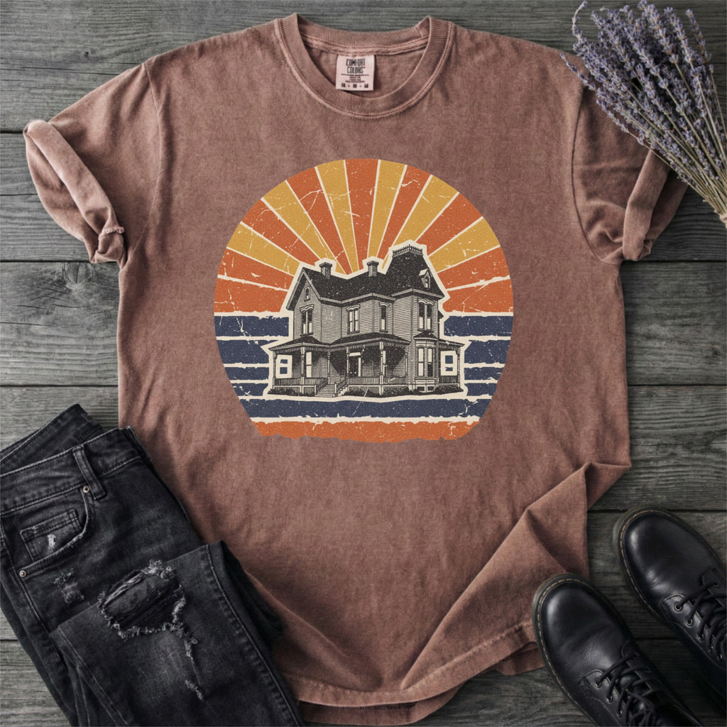 Grunge Haunted House T-Shirt