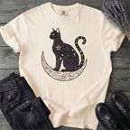 Celestial Cat Silhouette T-Shirt