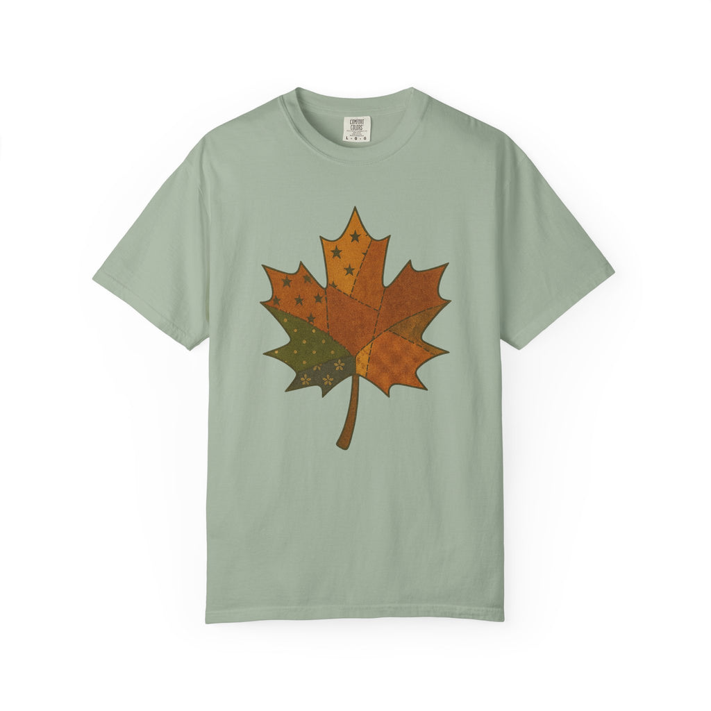 Patchwork Maple Leaf T-Shirt