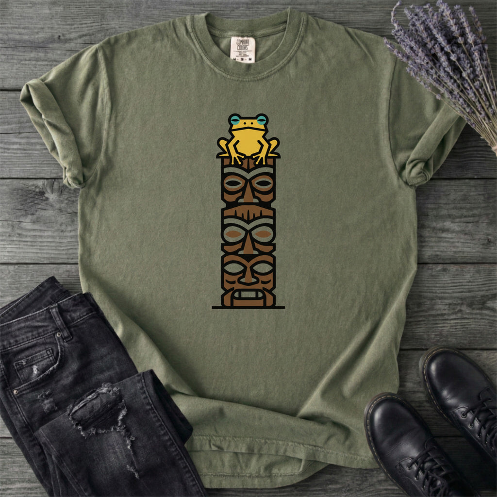 Tiki Tower Frog T-Shirt