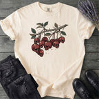 Botanical Branch Of Skull Cherries T-Shirt
