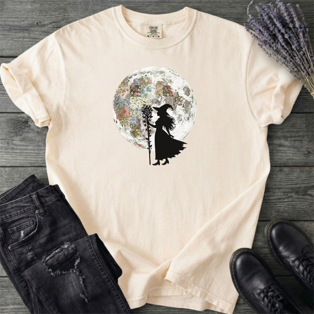 Floral Moon Witch T-Shirt
