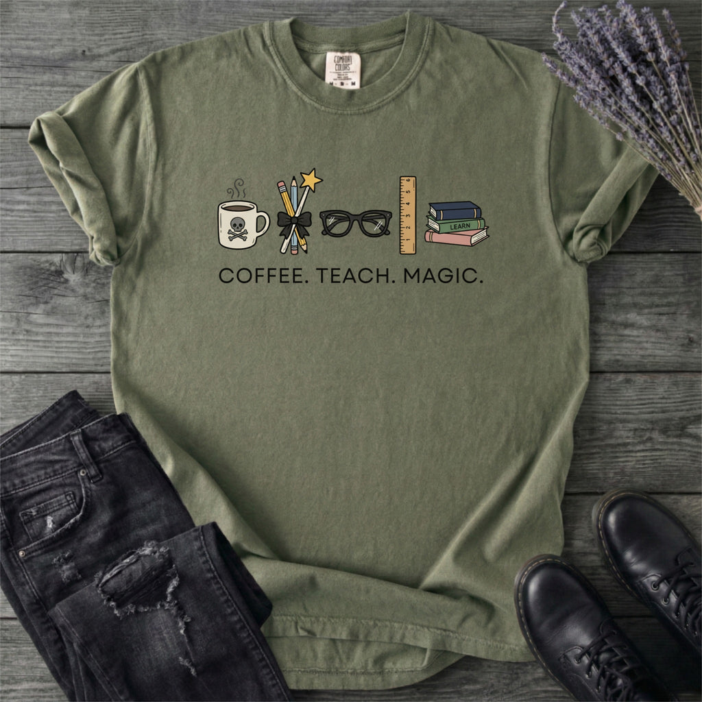 Coffee Teach Magic T-Shirt