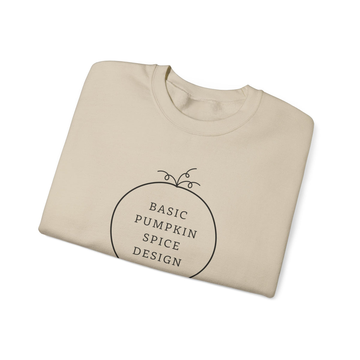Basic Pumpkin Spice Design Sweatshirt