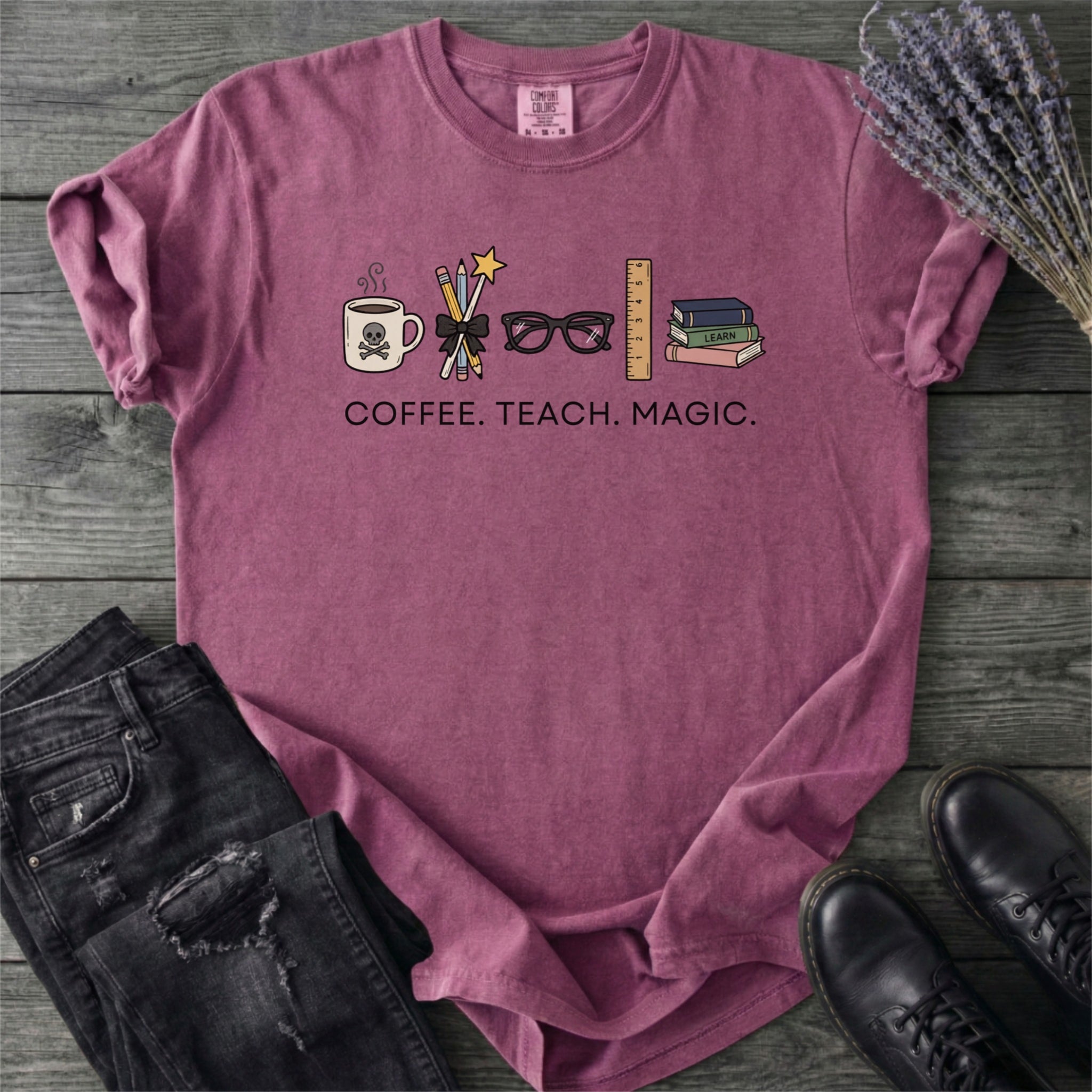 Coffee Teach Magic T-Shirt