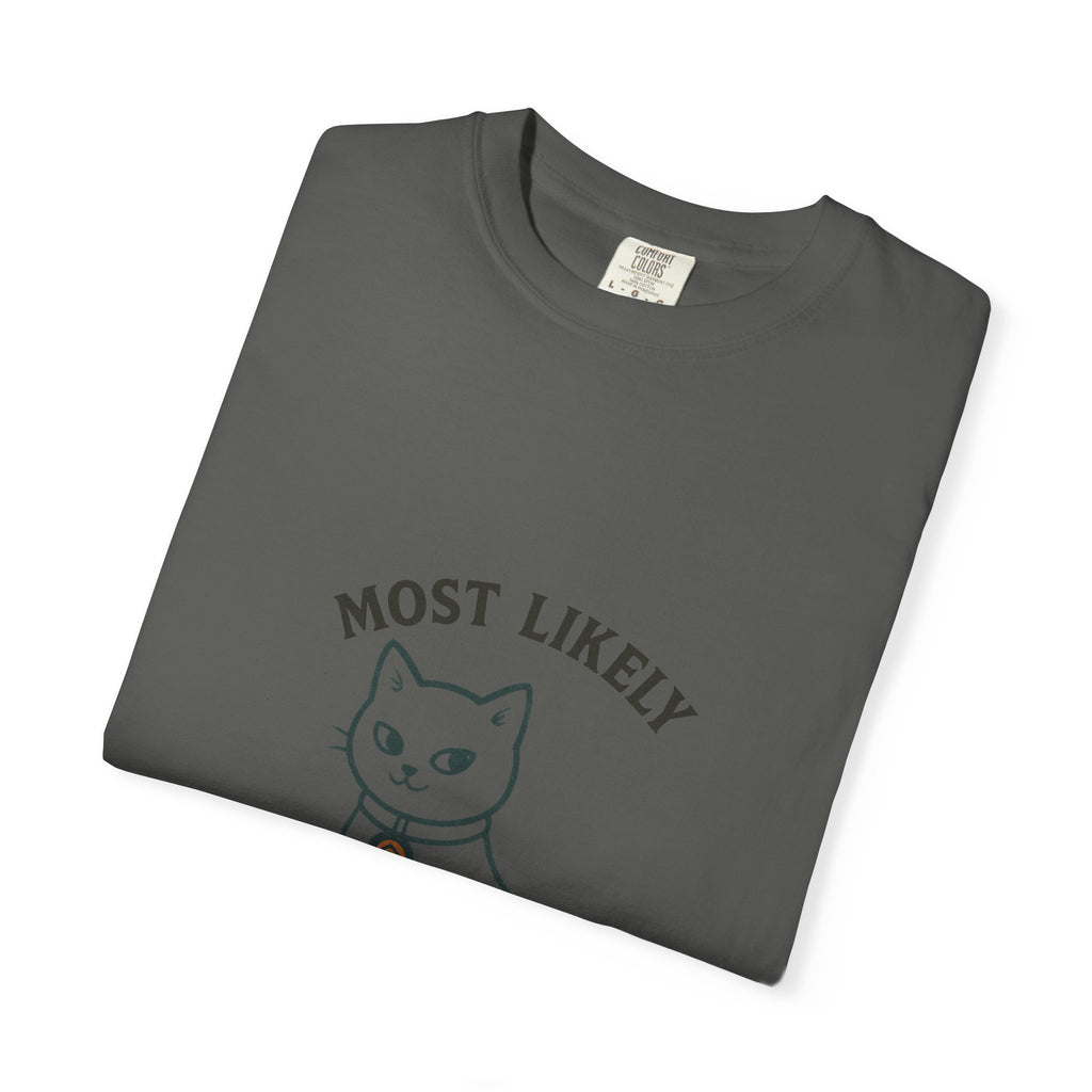 Most Likely To Adopt A Ghost Cat T-Shirt