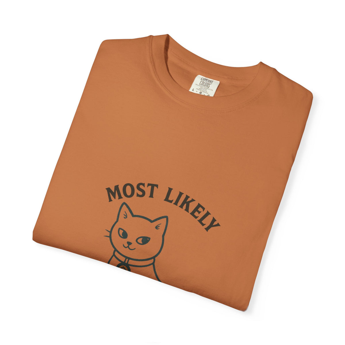 Most Likely To Adopt A Ghost Cat T-Shirt