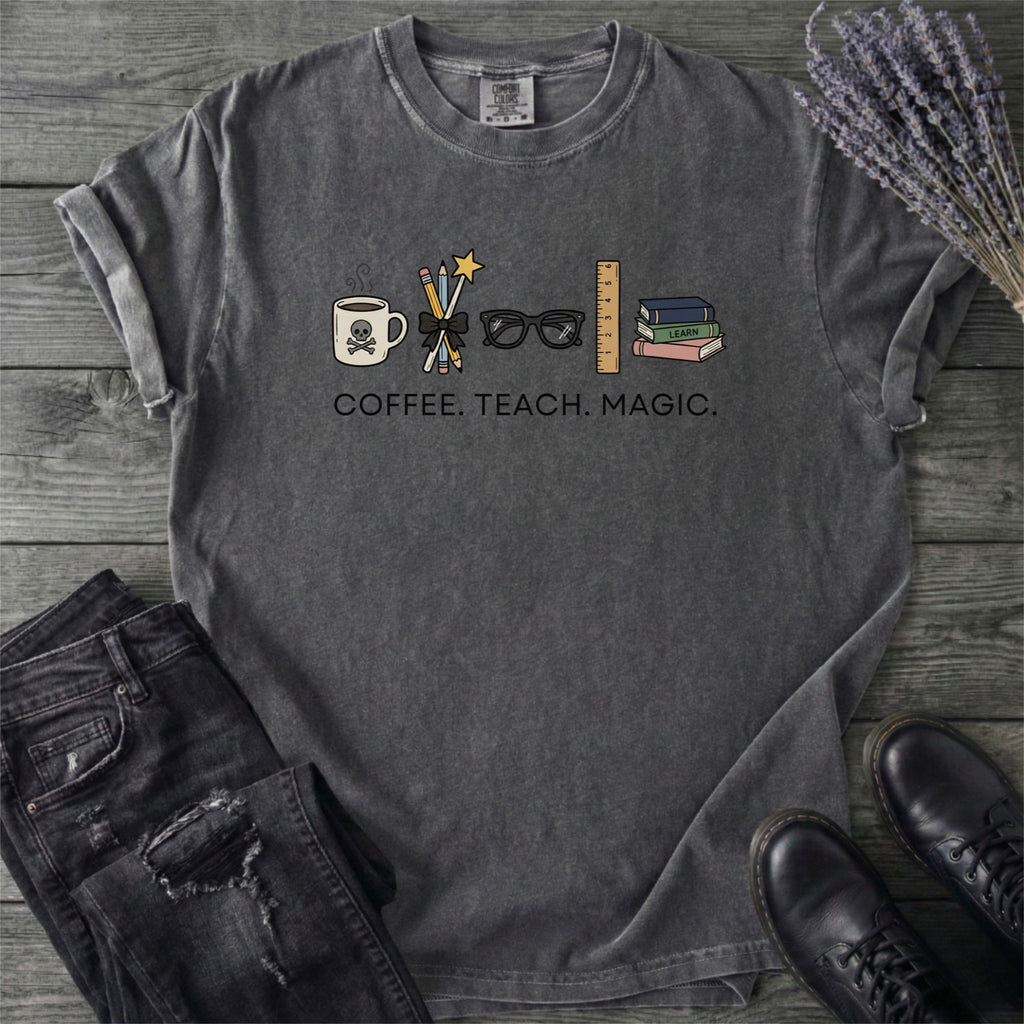 Coffee Teach Magic T-Shirt