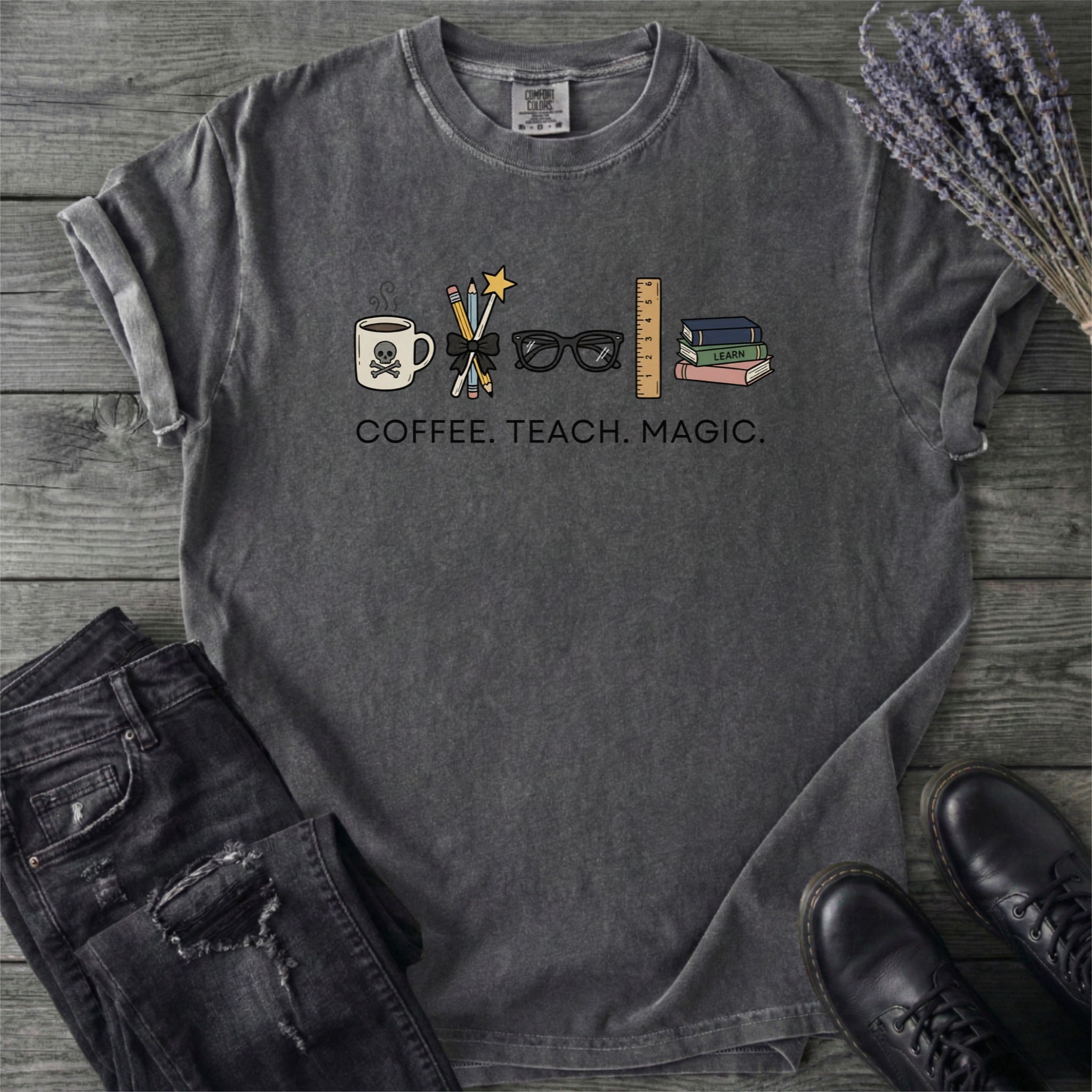 Coffee Teach Magic T-Shirt