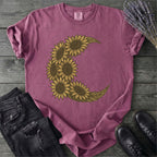 Crescent Moon Sunflowers T-Shirt