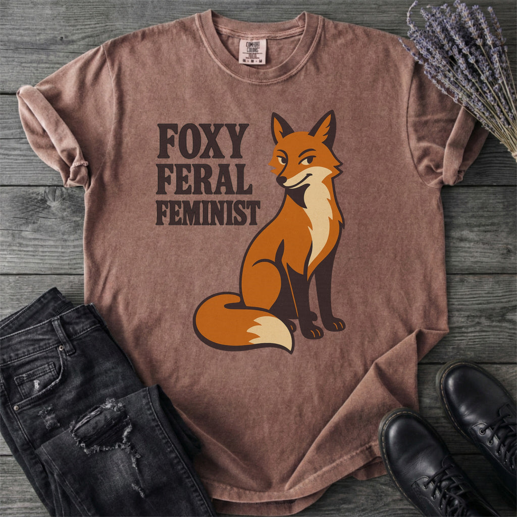 Foxy Feral Feminist T-Shirt
