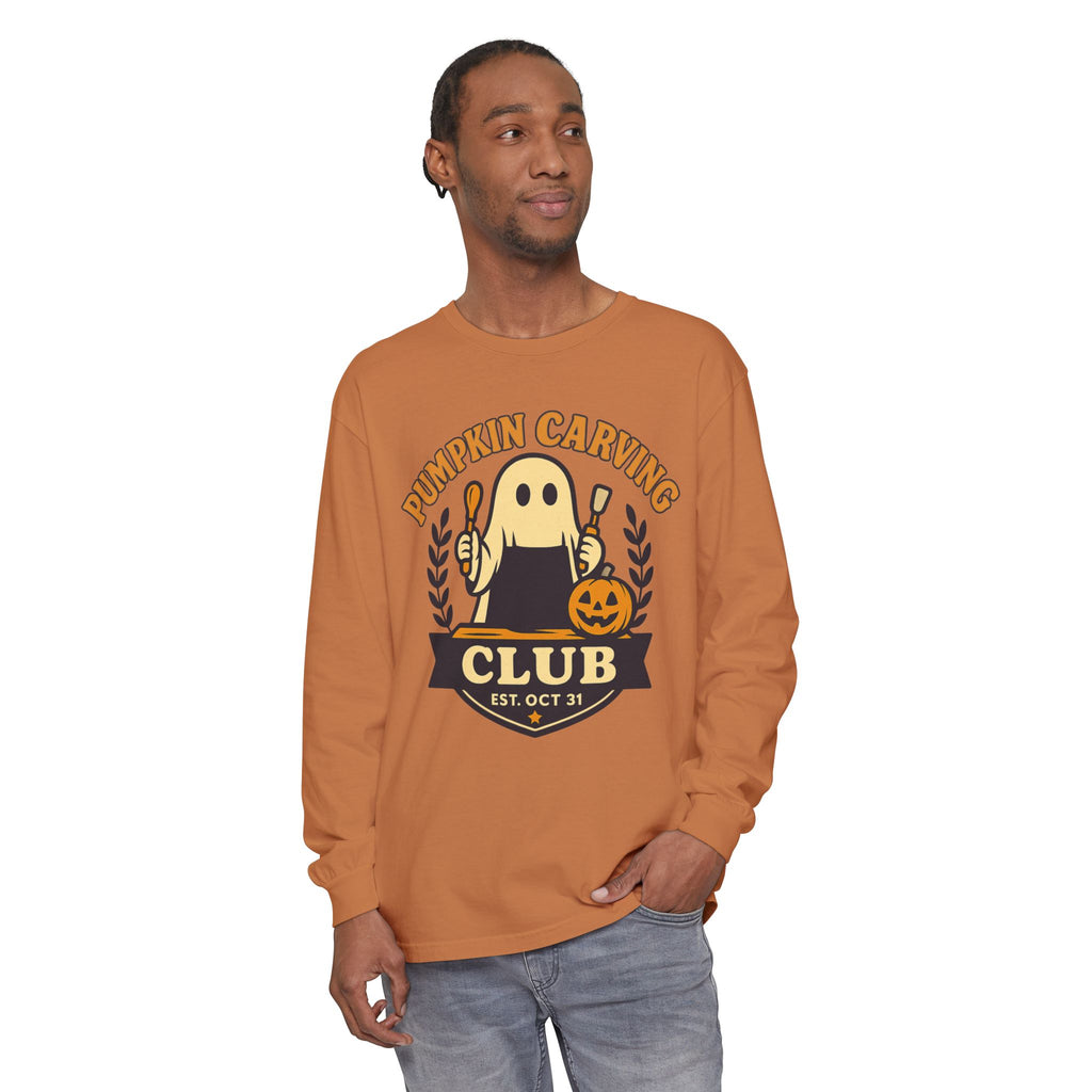 Pumpkin Carving Club Long Sleeve T-Shirt