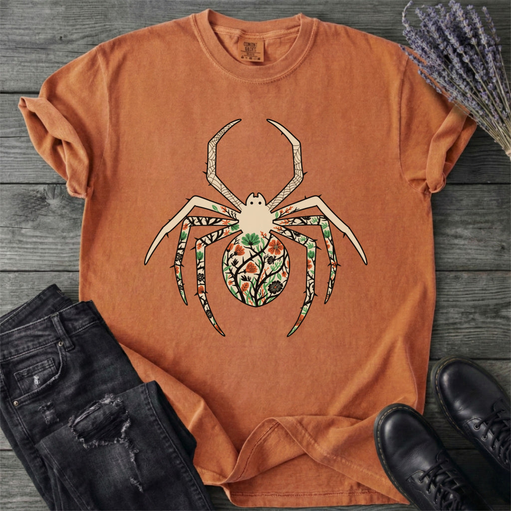 Boho Floral Spider T-Shirt