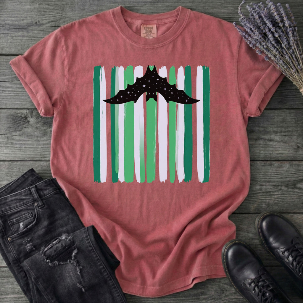 Celestial Dopamine Maximalist Bat T-Shirt