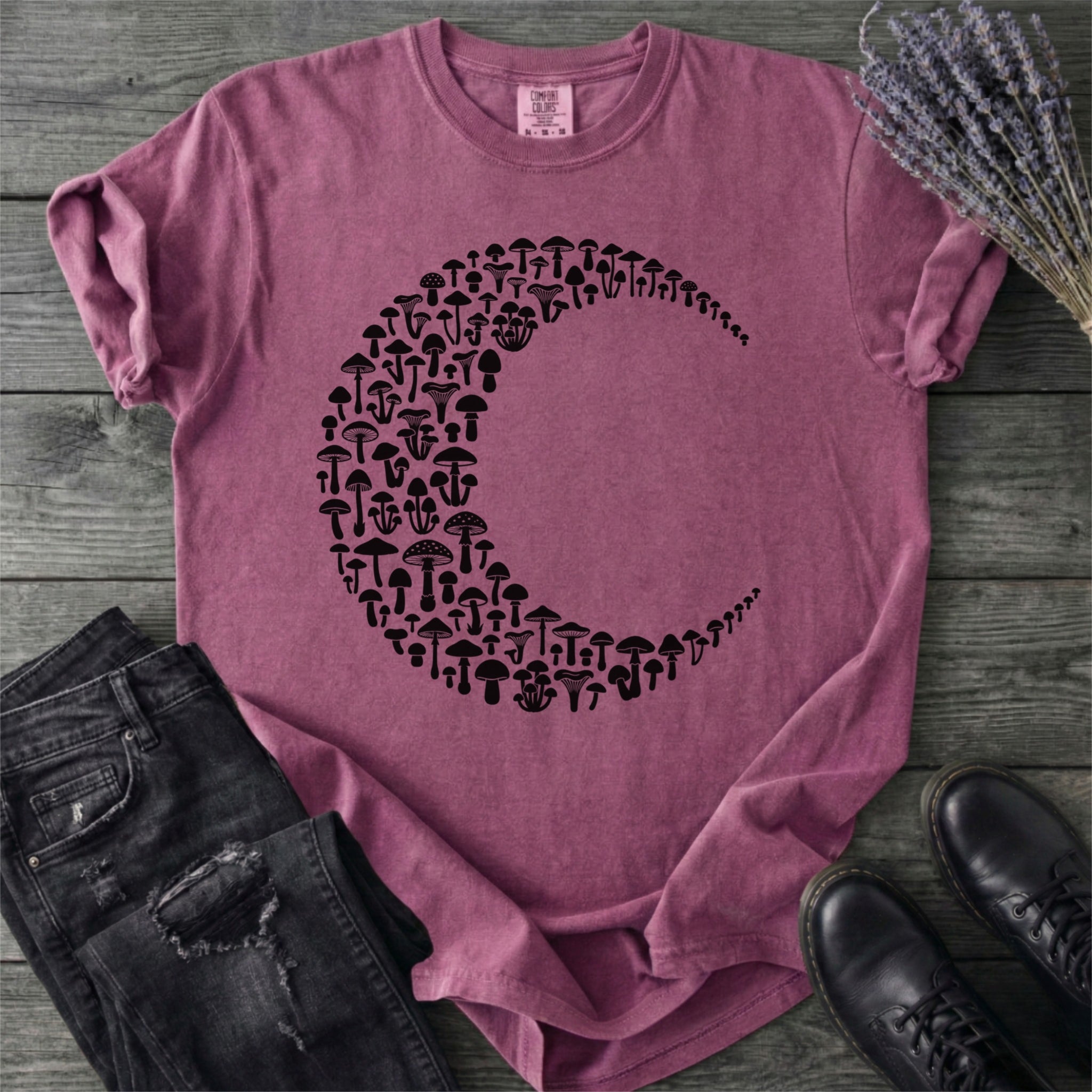 Moonlit Mushrooms T-Shirt