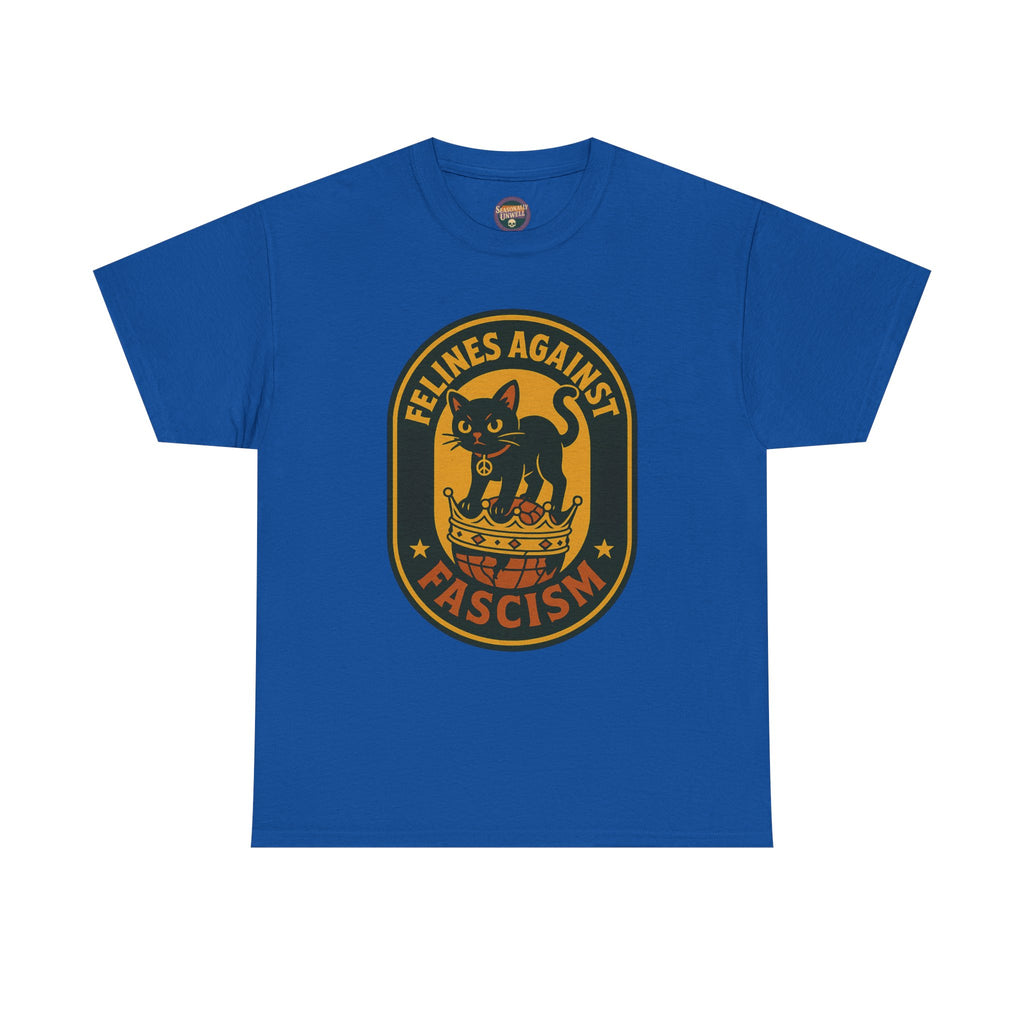 Felines Against Fascism Gildan Heavy Tee