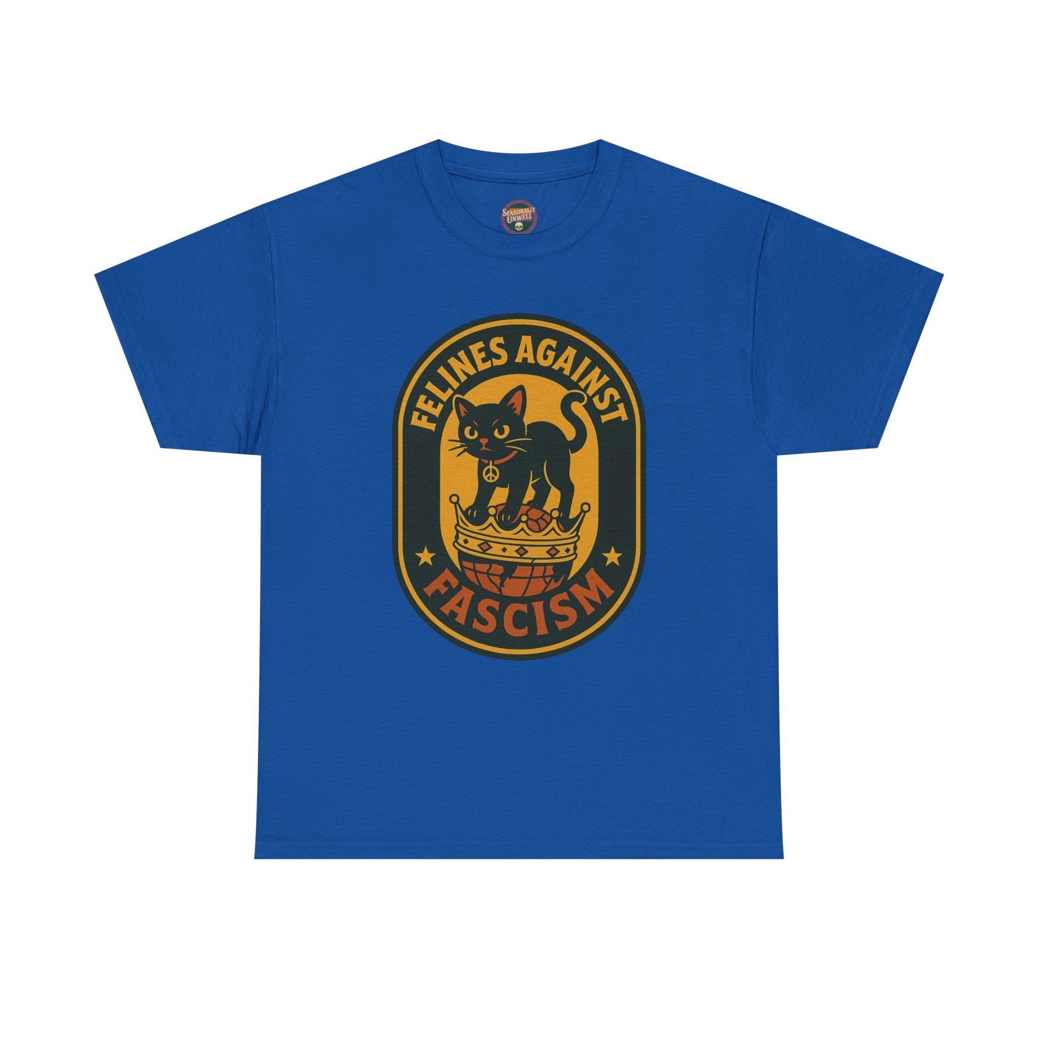 Felines Against Fascism Gildan Heavy Tee