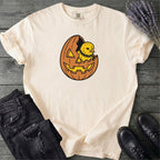Jack-O-Lantern Egg Punk Chick T-Shirt