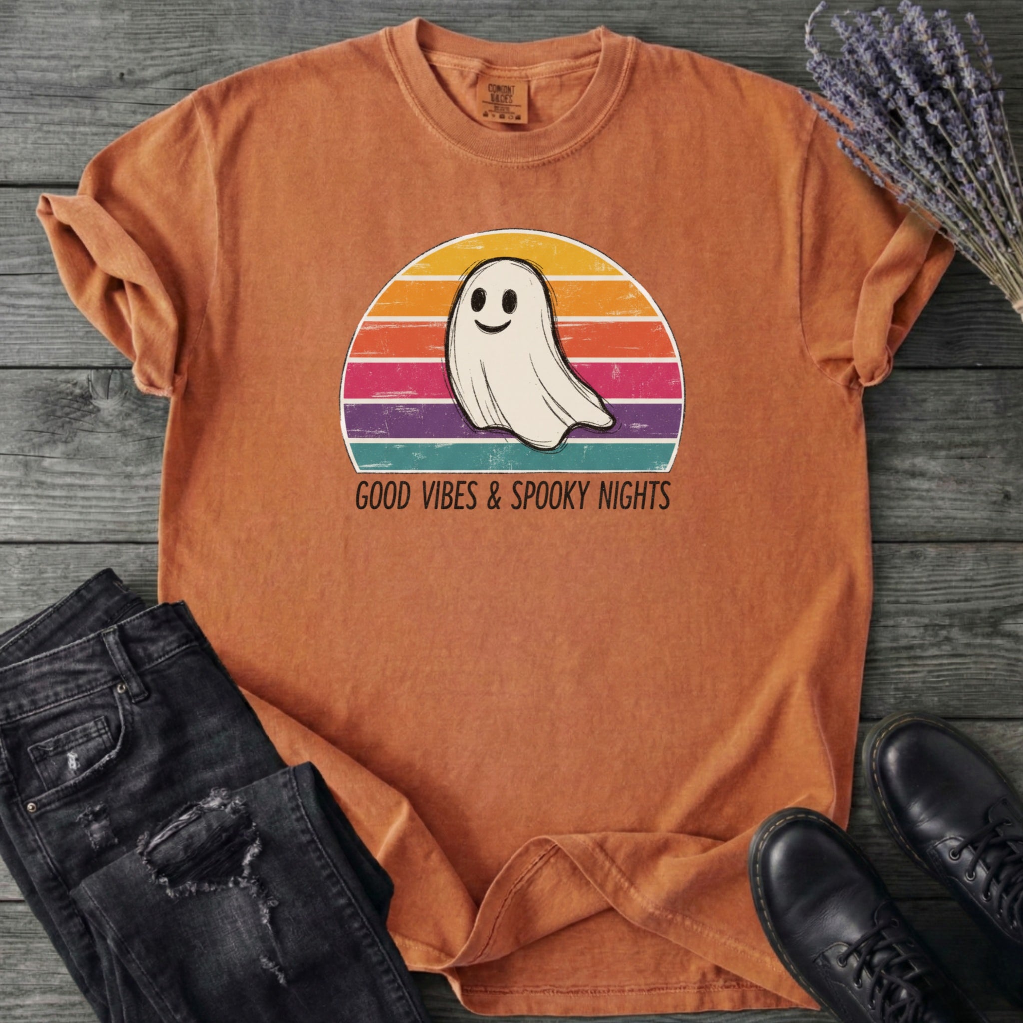 Good Vibes And Spooky Nights T-Shirt