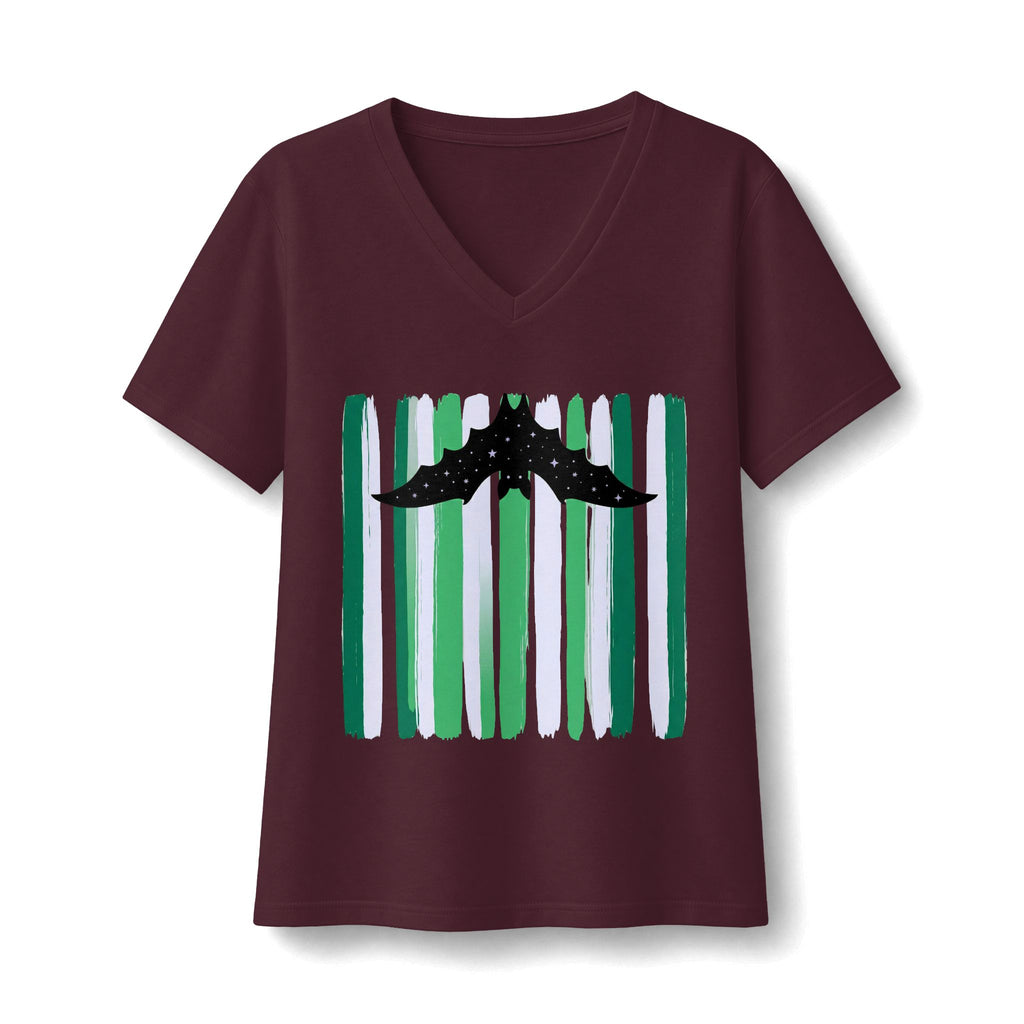 celestial dopamine maximalist bat V-Neck T-Shirt