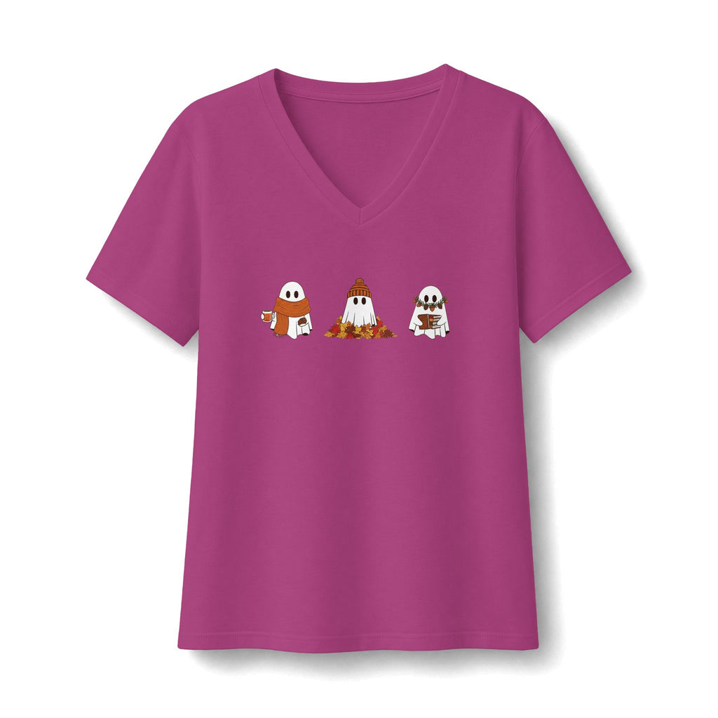 Ghost Trio Autumn V-Neck T-Shirt