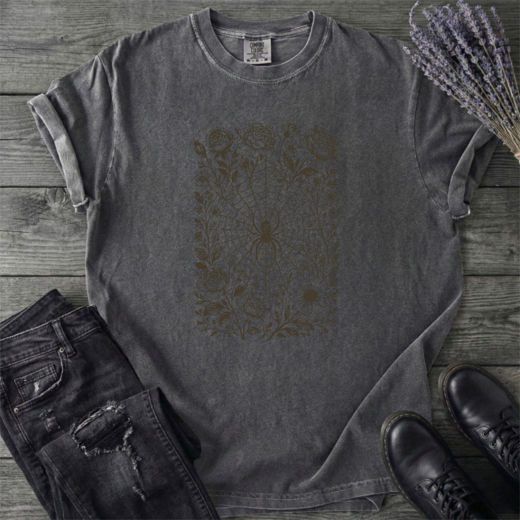 Flower Spiderweb T-Shirt