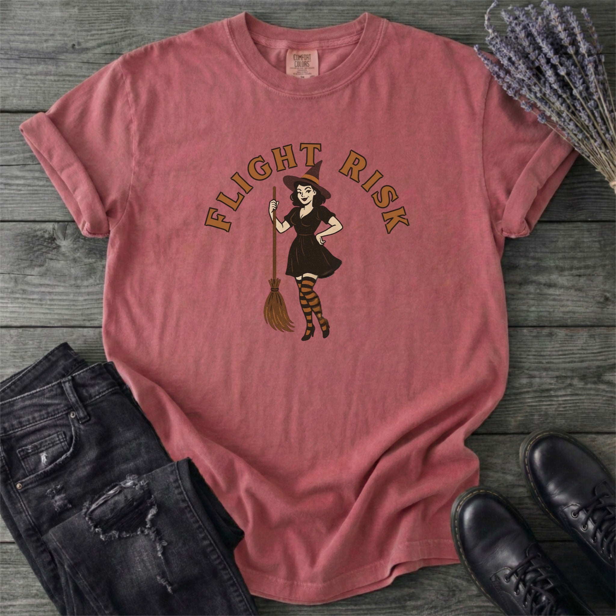 Flight Risk Witch T-Shirt
