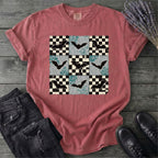 Distressed Bat Grid T-Shirt