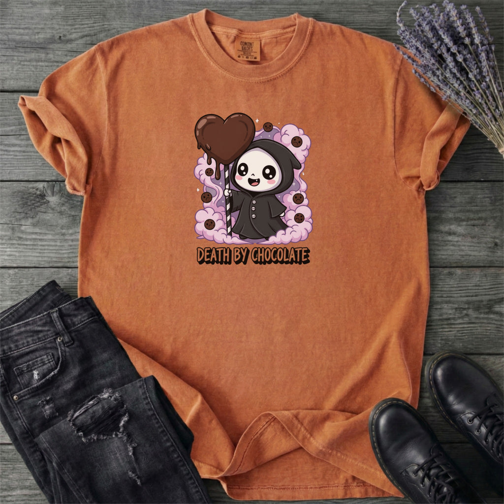 Grim Reaper Death By Chocolate T-Shirt